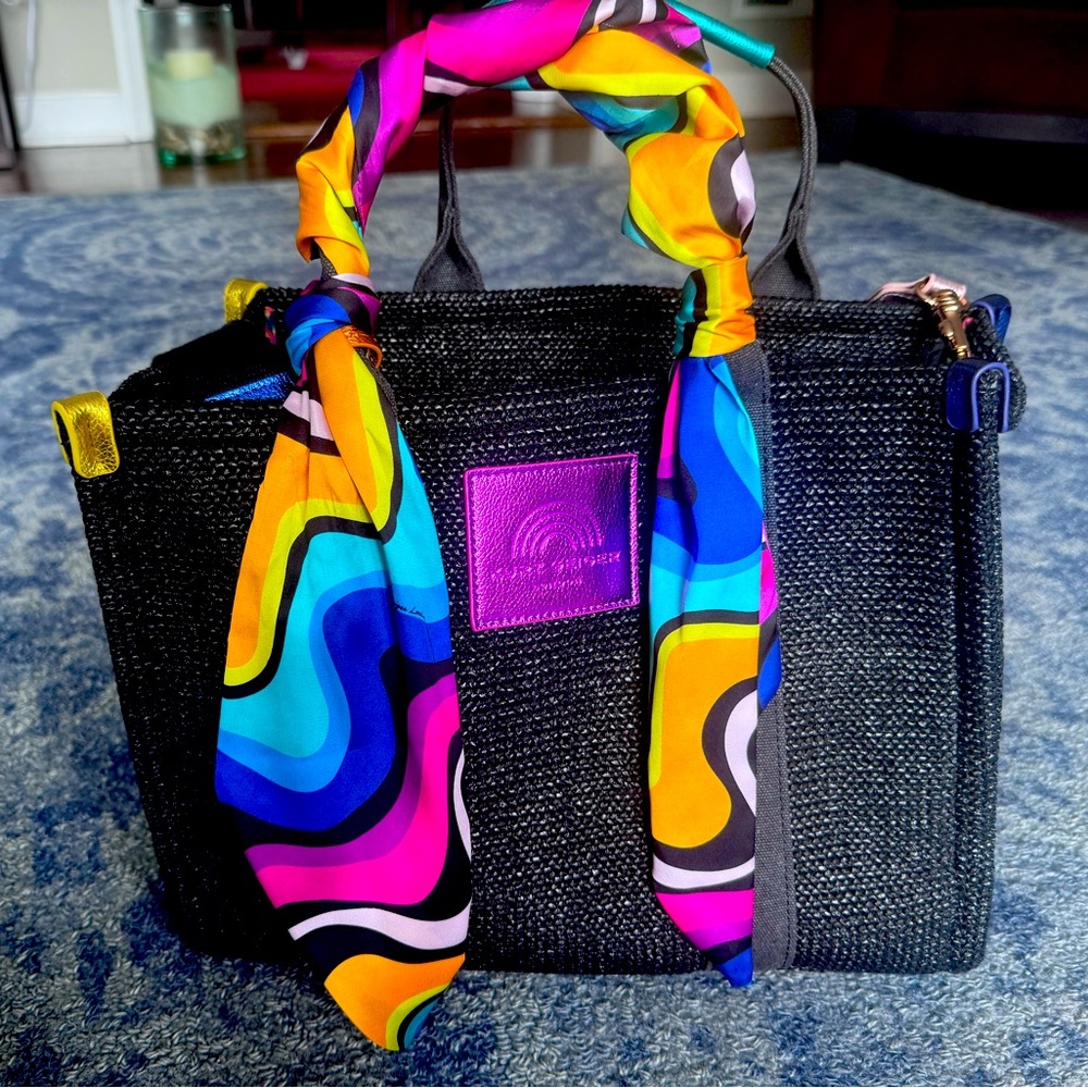 Kirt Geiger black purse NWT, includes storage bag and shoulder strap